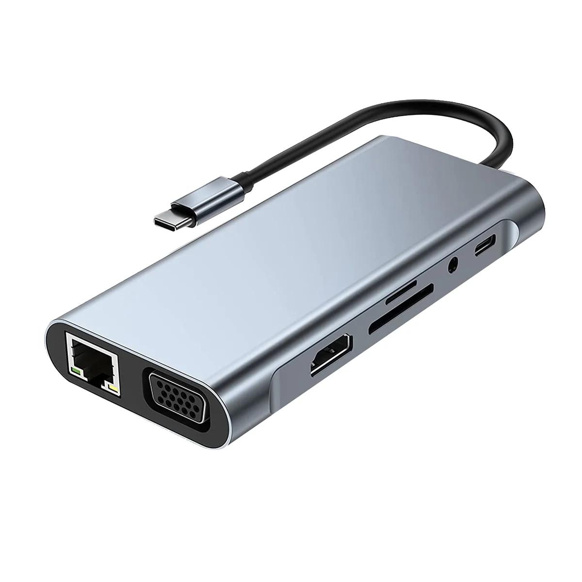 ƺ ο USB C   ̼, 4K HDMI ȣȯ, VGA, USB3.0, RJ45 ̴, SD/TF ī  , 11  1